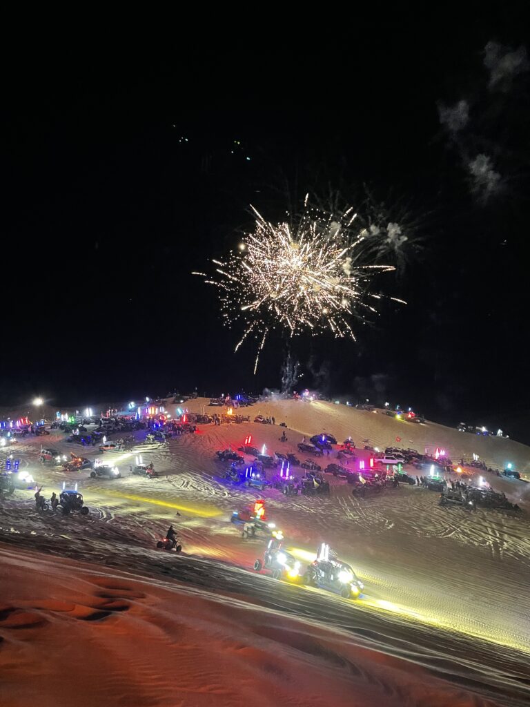 Nighttime at Oldsmobile Hill