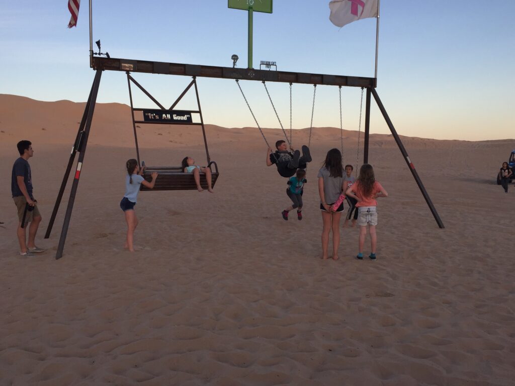 Swingset in Glamis